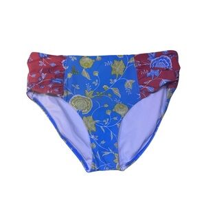 Lands' End Multi Color Bikini Bottom